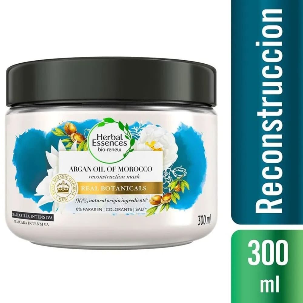 Mascarilla Intensiva Argan Oil Of Morocco Herbal Essences Tar X 300Ml