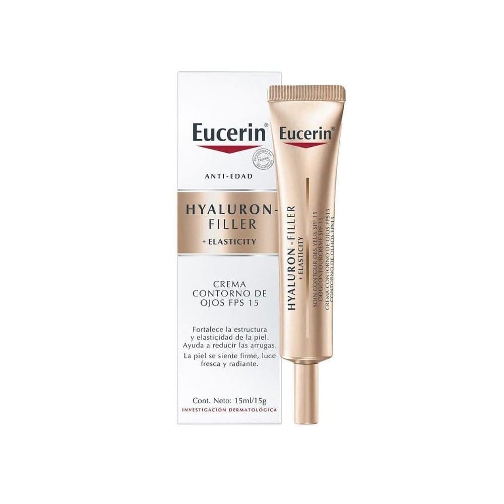 Crema Contorno De Ojos Lifting Eucerin Hyaluron-Filler Elasticity Tubo 15 Ml