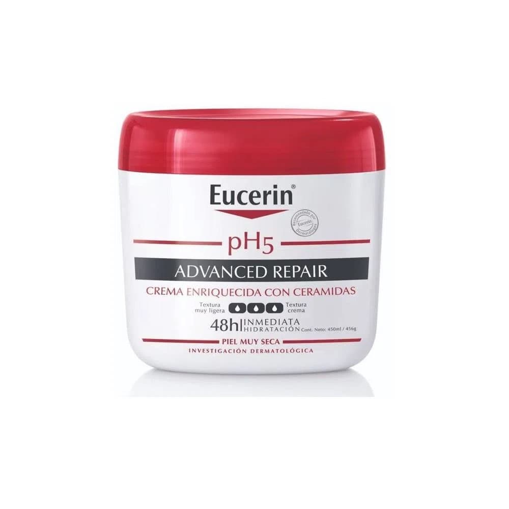 Crema Corporal Reparación Avanzada Eucerin Ph5 Con Ceramidas Frasco 450 Ml