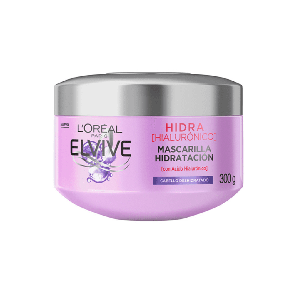 Tratamiento Capilar Elvive L'Oreal Paris Hidra Hialurónico Hidratación 72H X300G
