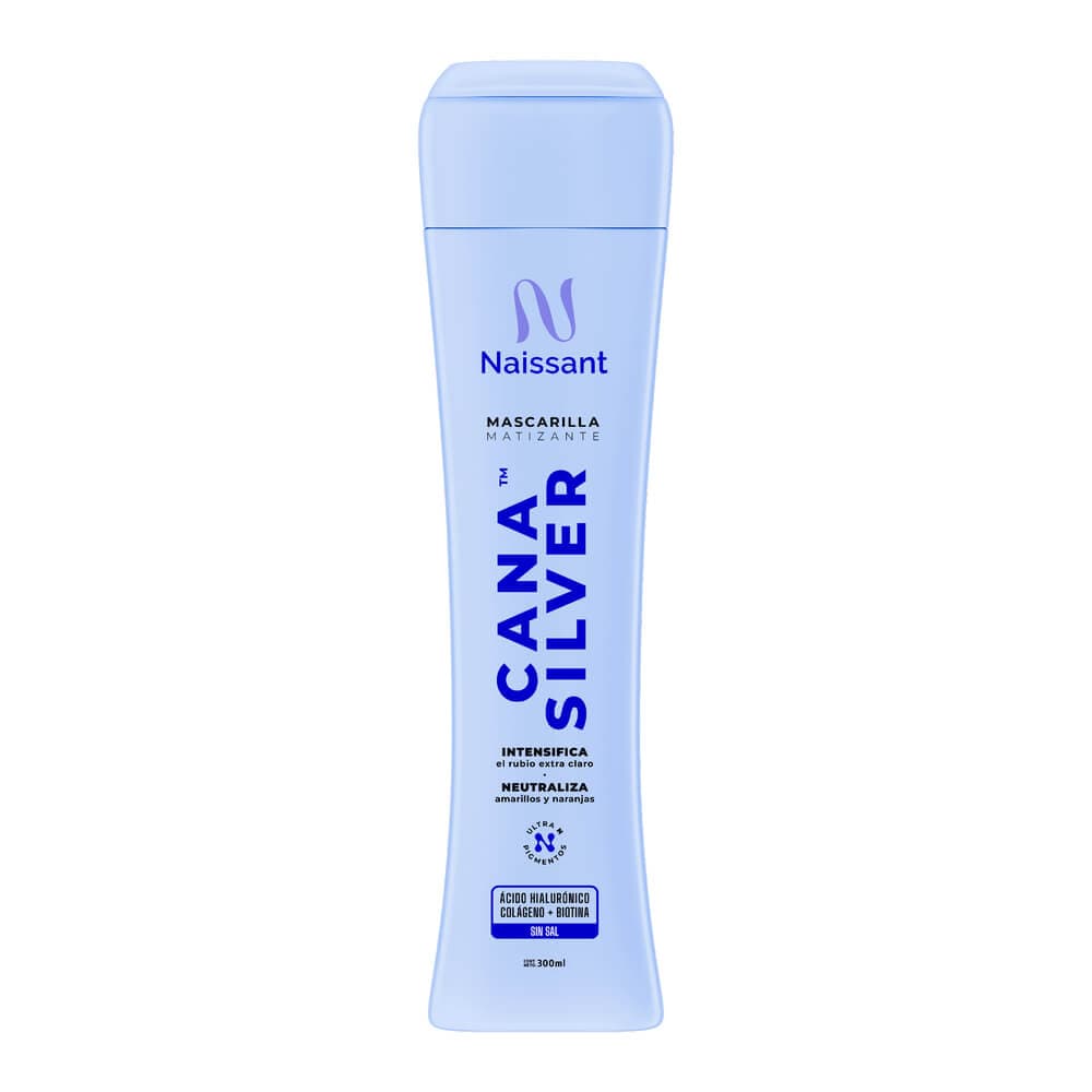 Mascarilla Matizante Naissant Cana Silver Fco X 300Ml