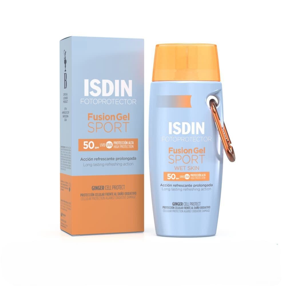 Fotoprotector Spf 50 Isdin Fusion Gel Sport Frasco Por 100 Ml