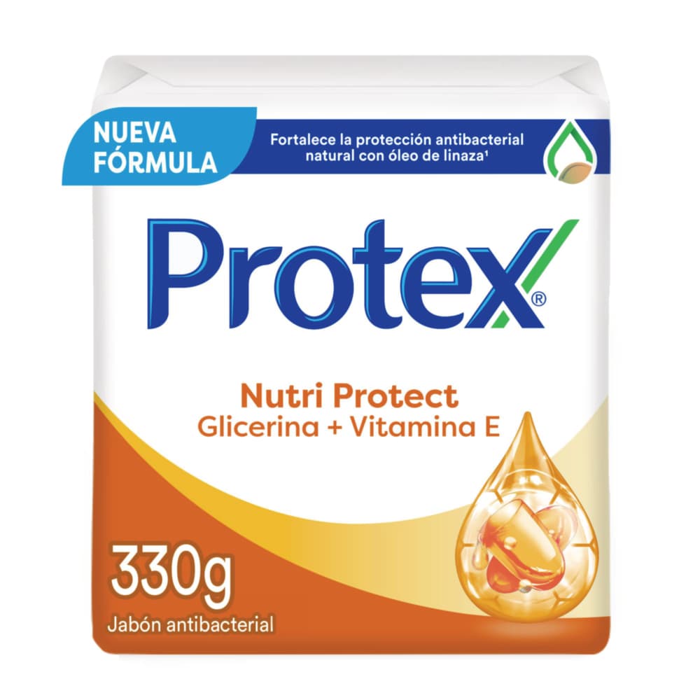 Jabon Antibacterial Protex Nutri Protect Paquete X 3Barra X 110Gr Vitamina E