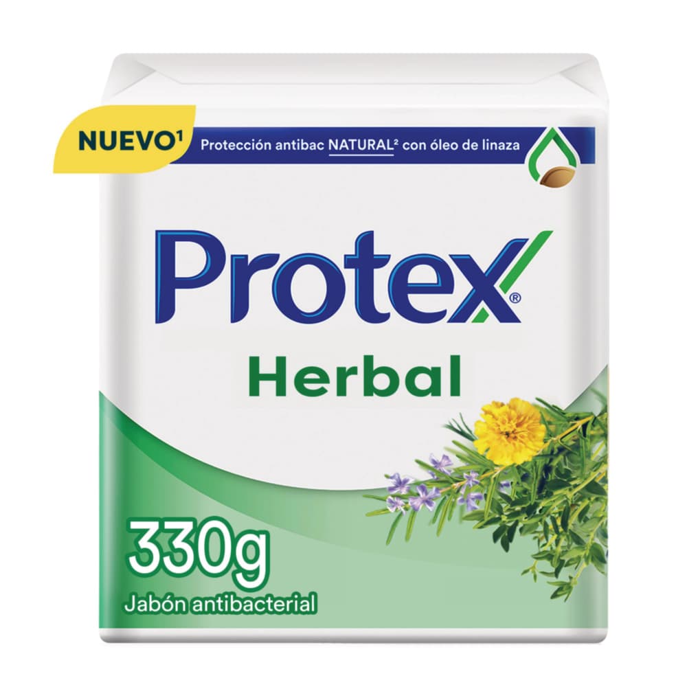 Jabón Antibacterial Protex Herbal Paquete X 3 Barras X 110Gr