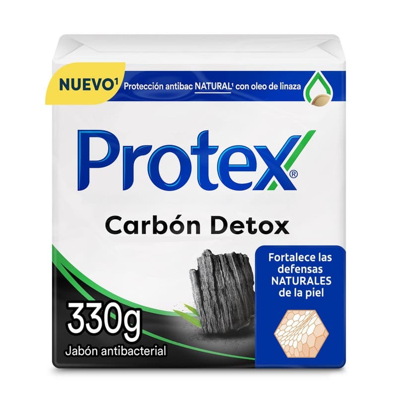 Jabón Antibacterial Protex Carbon Detox 110G X3