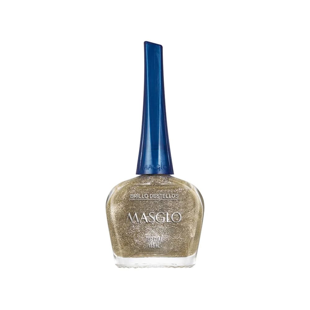 Esmalte Para Uñas Masglo Brillo Destellos Frasco Por 13.5Ml