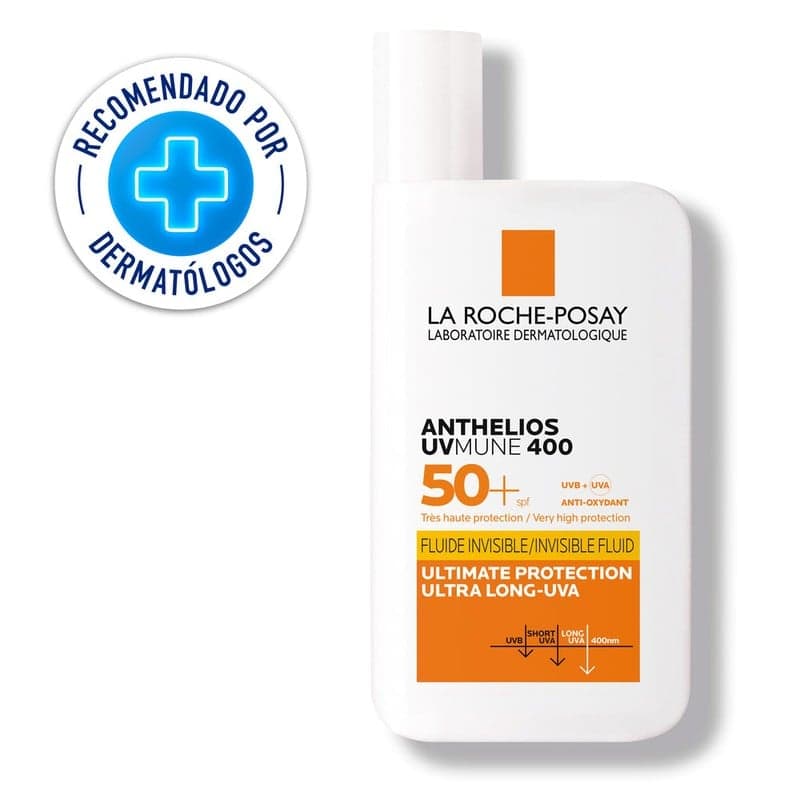 Protector Solar Facial La Roche Posay Anthelios Fluido Uvmune 400 Fps 50+ 50Ml