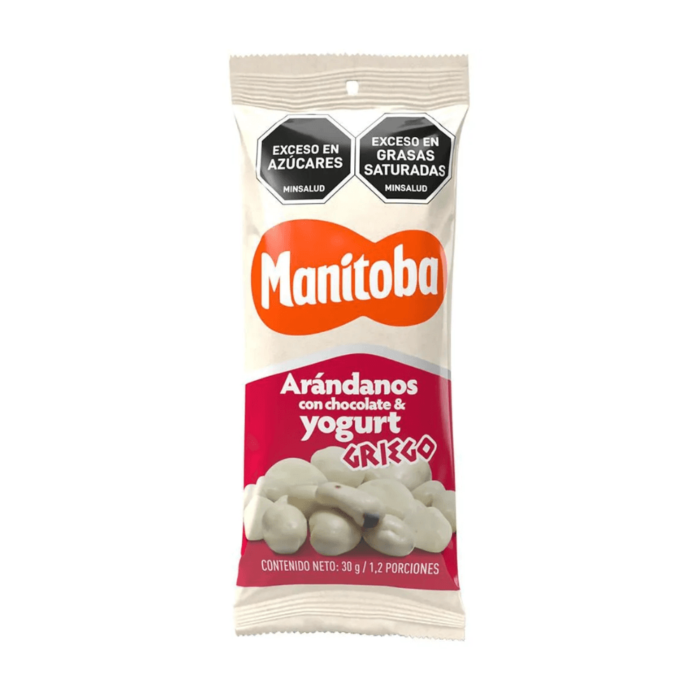 Arandanos Manitoba Con Chocolate Y Yogurt Griego Paquete X 30Gr