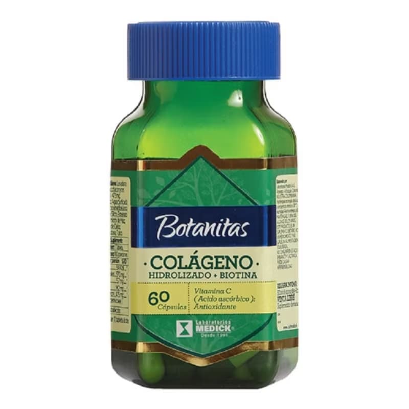 Colageno Hidrolizado + Biotina Botanitas Capsulas Frasco X 60
