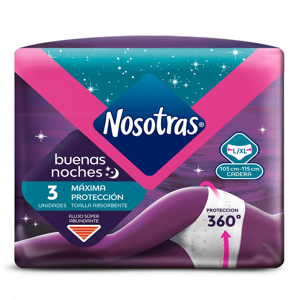 Panty Desechable Nosotras Buenas Noches Paquete X 3Und Talla L - Xl