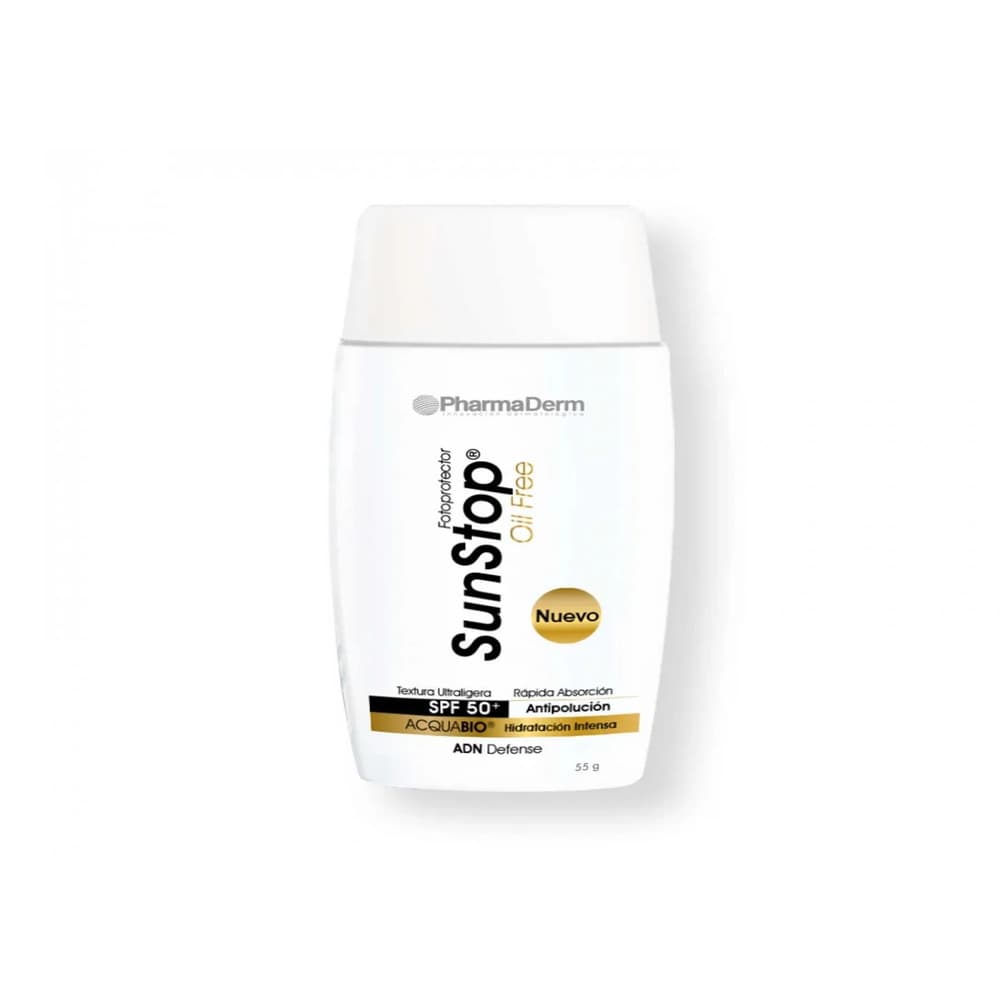 Fotoprotector Oil Free Sunstop Spf50+ Acquabio Frasco X 55Gr