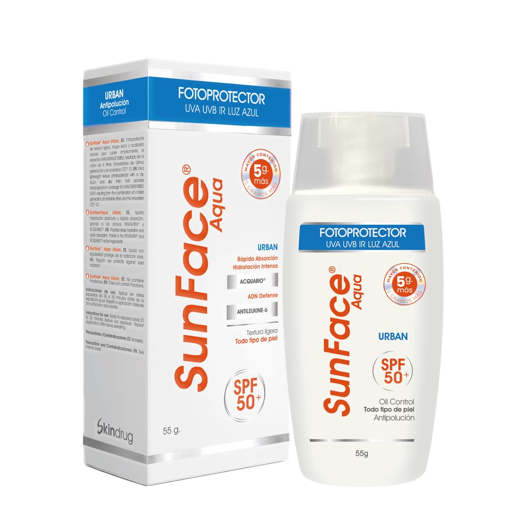 Sunface Aqua Urban Spf50+ Frasco X 55Gr