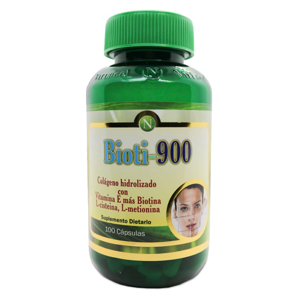 Bioti 900 Naturcol Cápsulas Frasco X 100