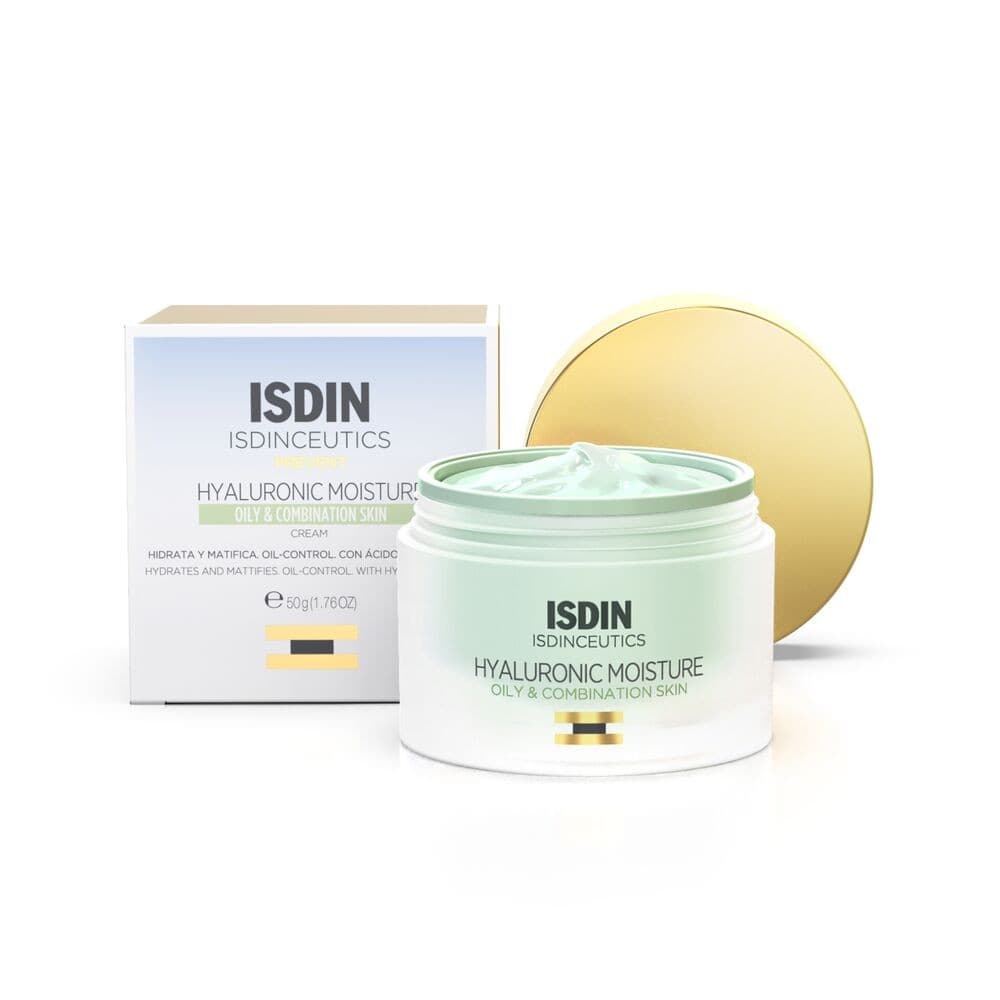 Crema Hyaluronic Moisture Isdinceutics Piel Mixta Y Grasa Pote X 50Gr