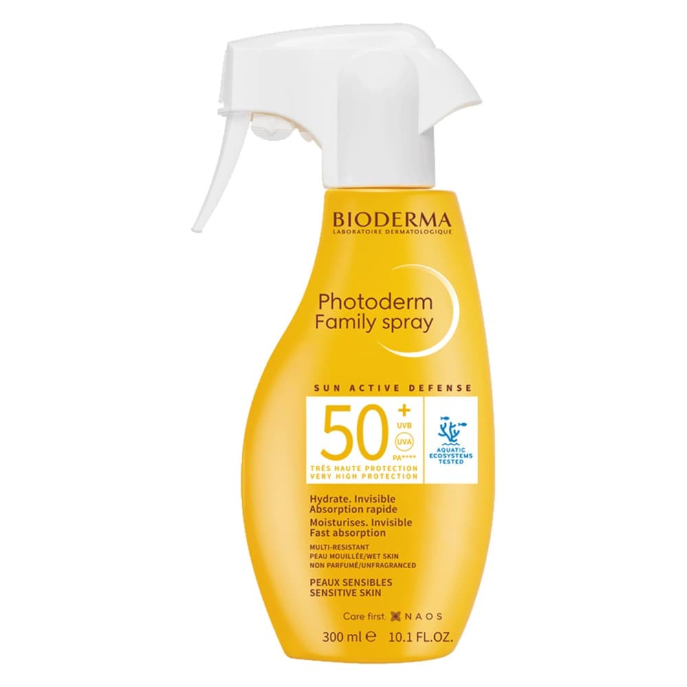 Protector Solar Bioderma Photoderm Family Spray Spf50+ Frasco 300Ml