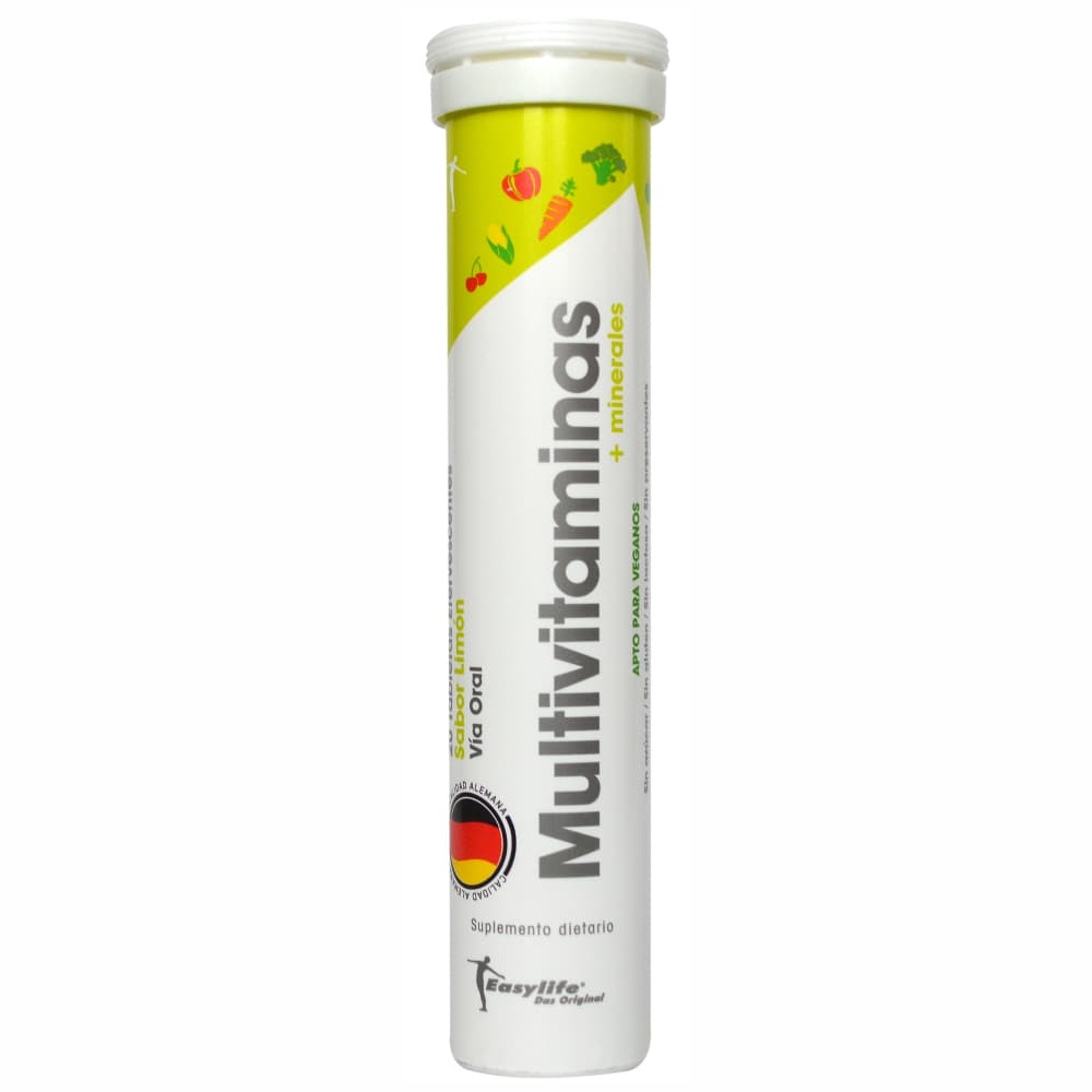 Suplemento Dietario Nutrazul Multivitaminas+Minerales Tubo X 20 Limon