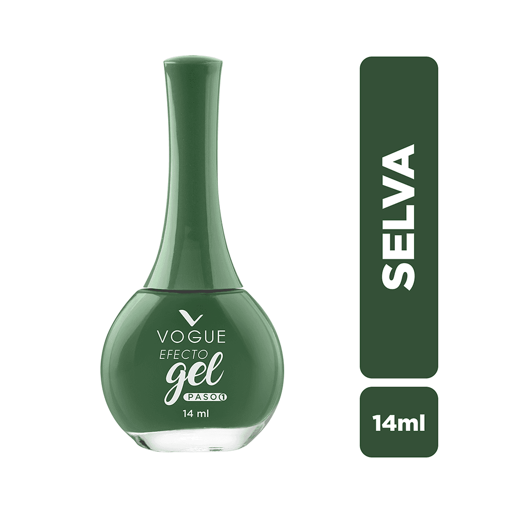 Esmalte De Uñas Vogue Efecto Gel Selva 14 Ml