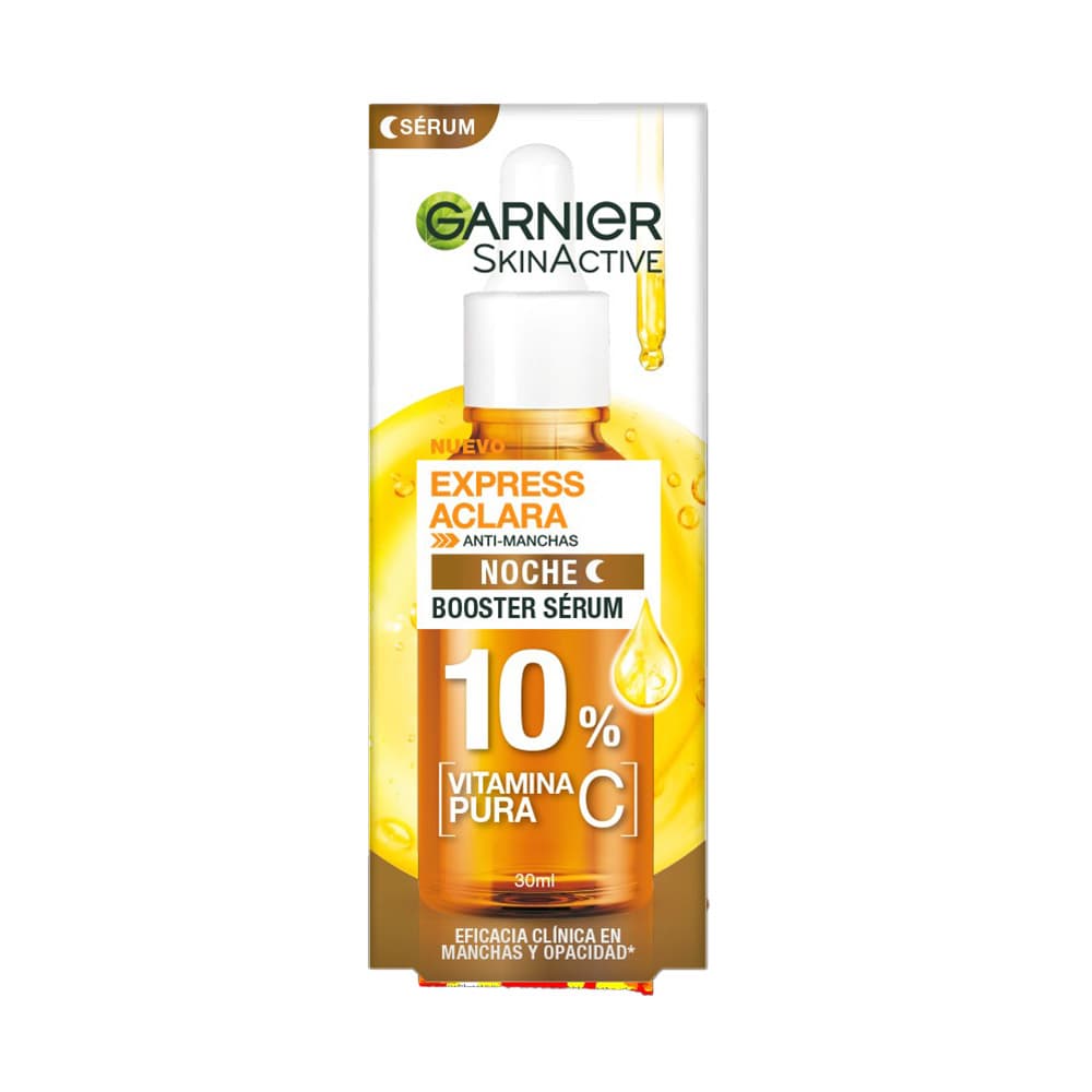 Sérum Vitamina C* Noche Garnier Express Aclara Anti Manchas 30Ml