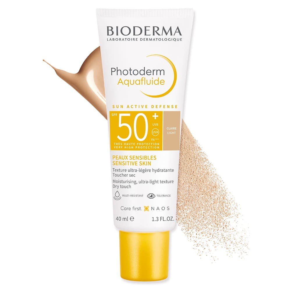 Protector Solar Bioderma Sensitive Skin Con Color Frasco X 40Ml
