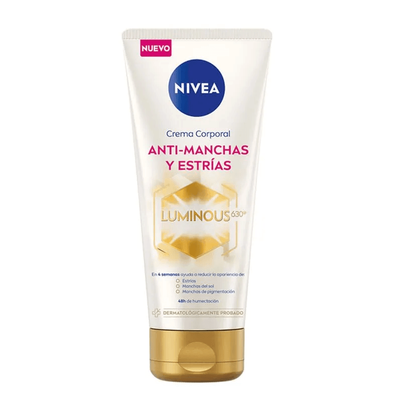 Crema Corporal Antimanchas Y Estrías Nivea Luminous 630 Frasco 200 Ml