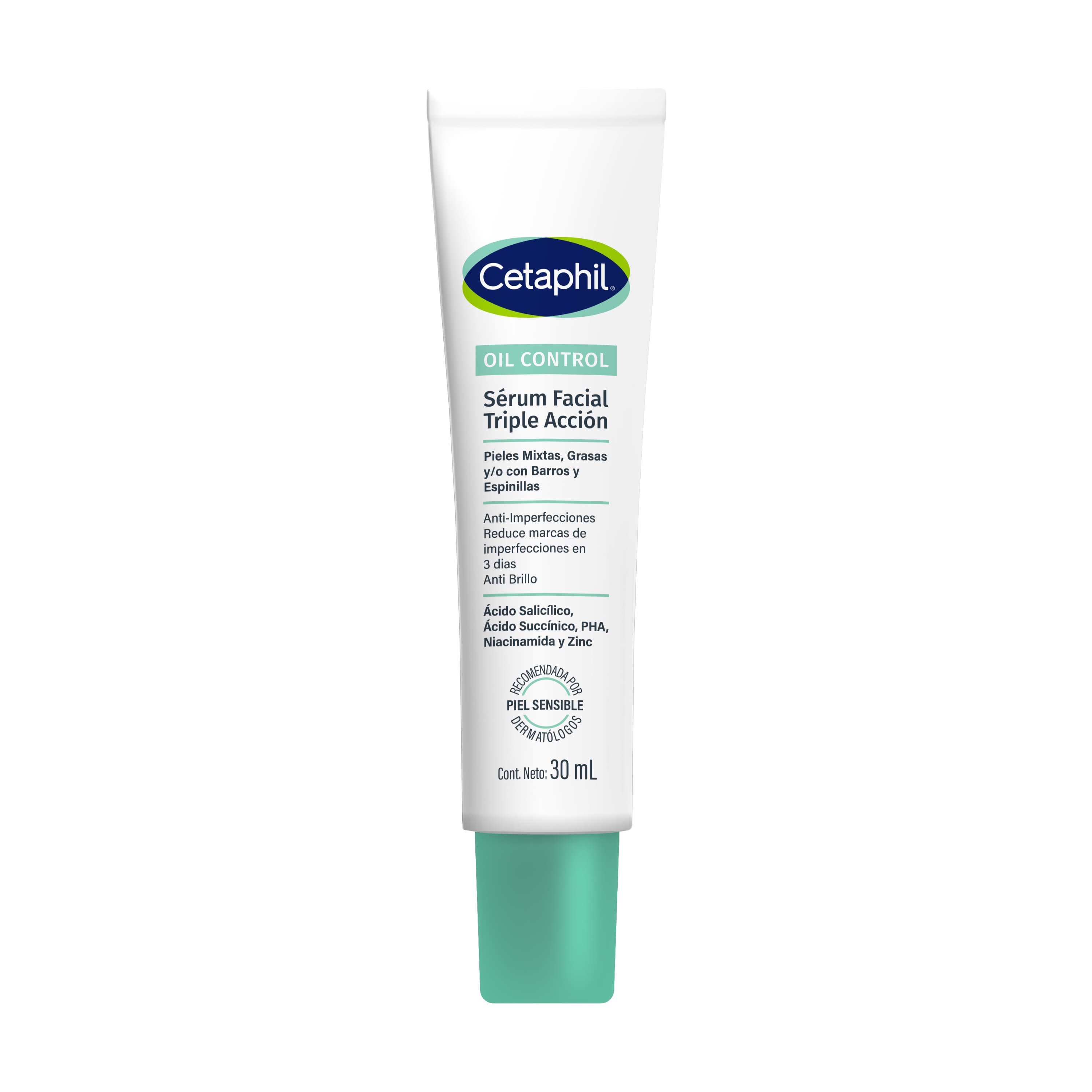 Serum Facial Anti Imperfecciones Oil Control Tiple Acción Cetaphil 30Ml