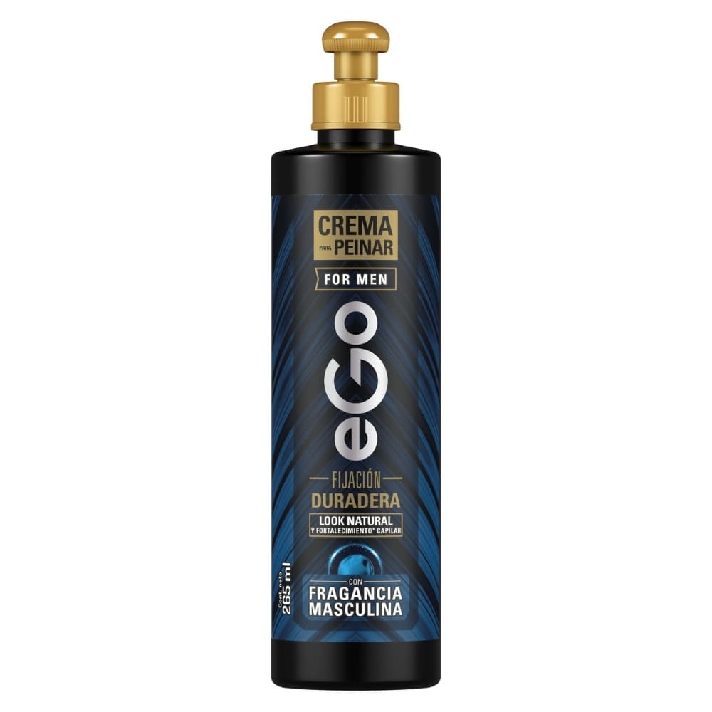 Crema Para Peinar Ego For Men Fijacion Duradera Frasco X 265Ml