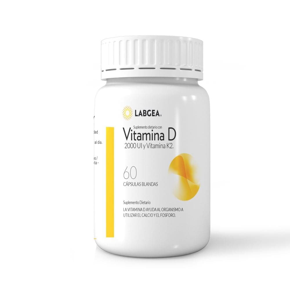 Suplemento Dietario Vitamina D 2000 Ui Y Vitamina K2 Capsulas Blandas Frasco X 60