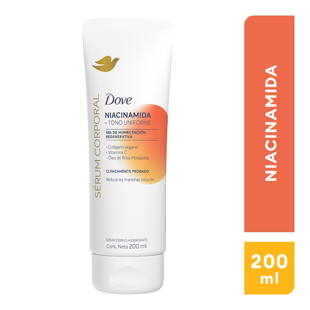 Serum Corporal Dove Niacinamida +Tono Uniforme Tubo Por 200Ml
