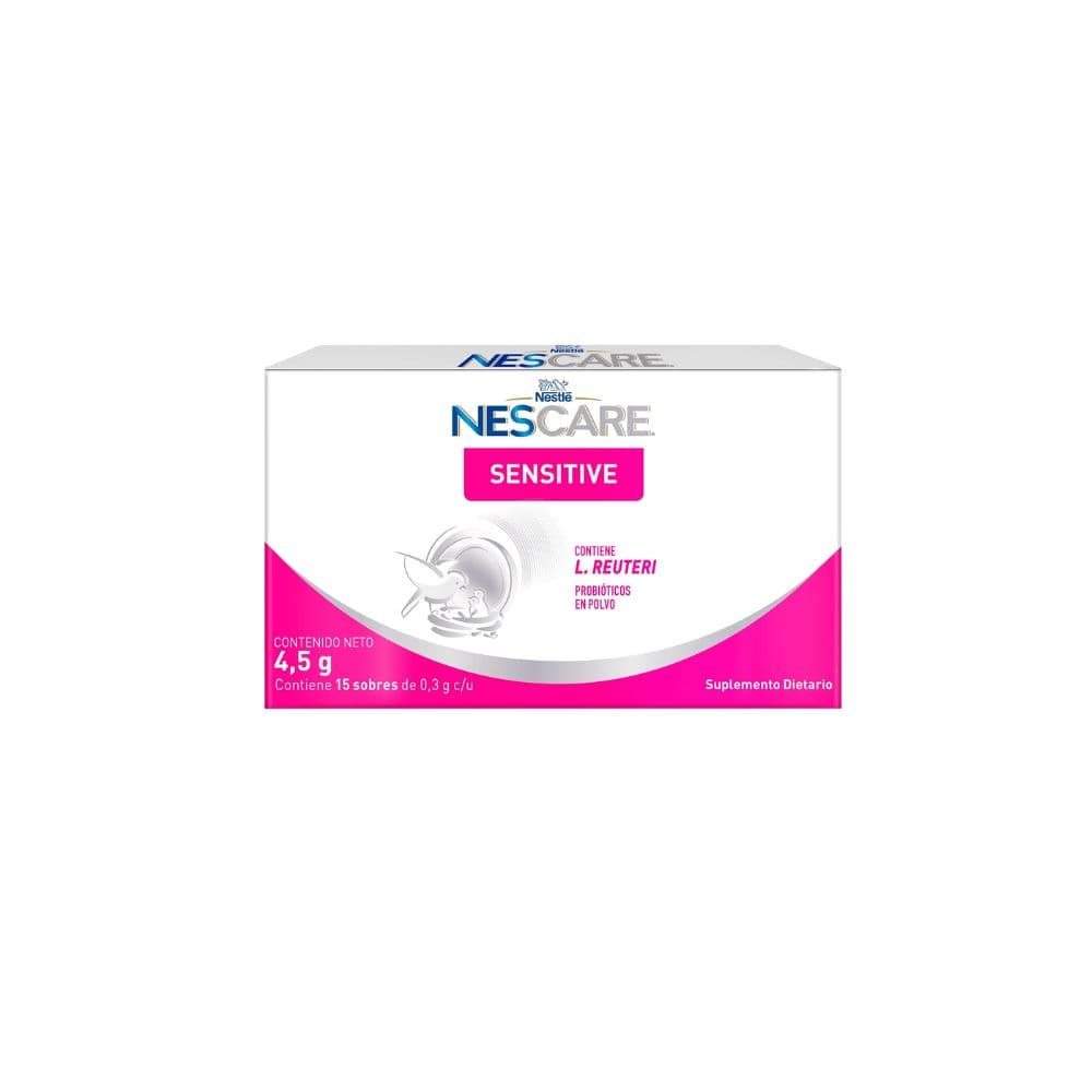 Nescare Sensitive Polvo Solución Oral Caja Por 15 Sobres Por 0.3Gr