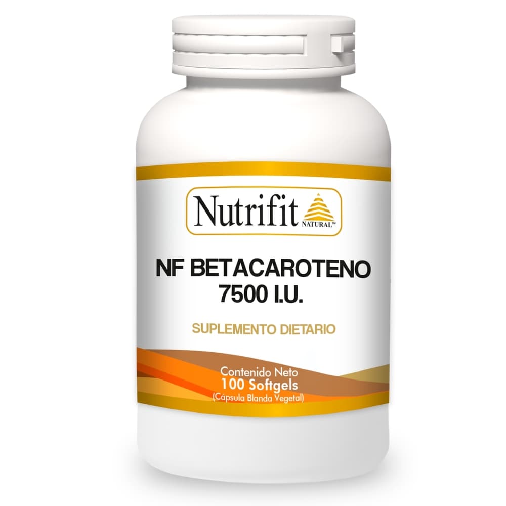 Nf Betacaroteno 7500 Iu Nutrifit Capsula Blanda Frasco Por 100