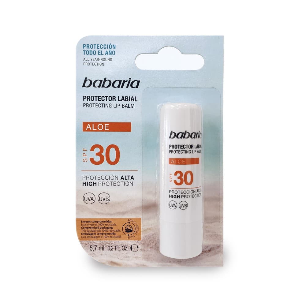 Protector Labial Babaria Spf 30 Barra 5.7Ml