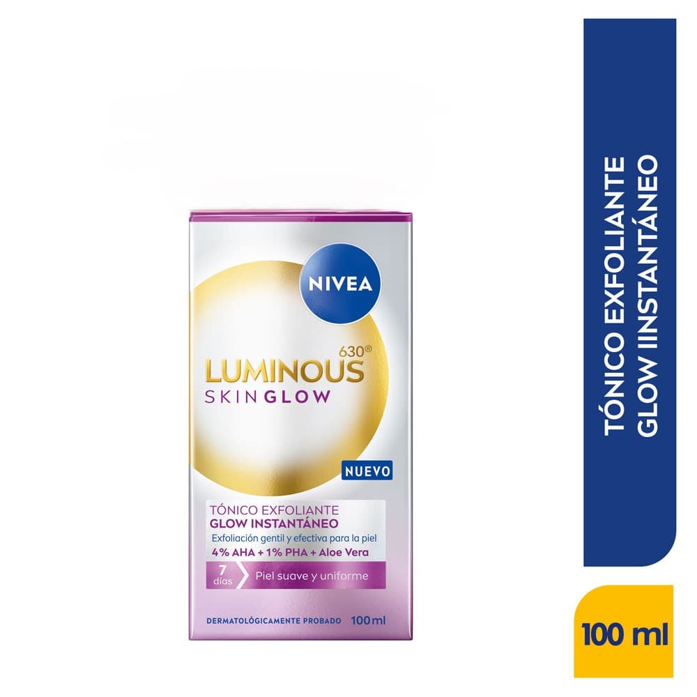 Tonico Exfoliante Nivea Luminous Skin Glow Frasco Por 100Ml