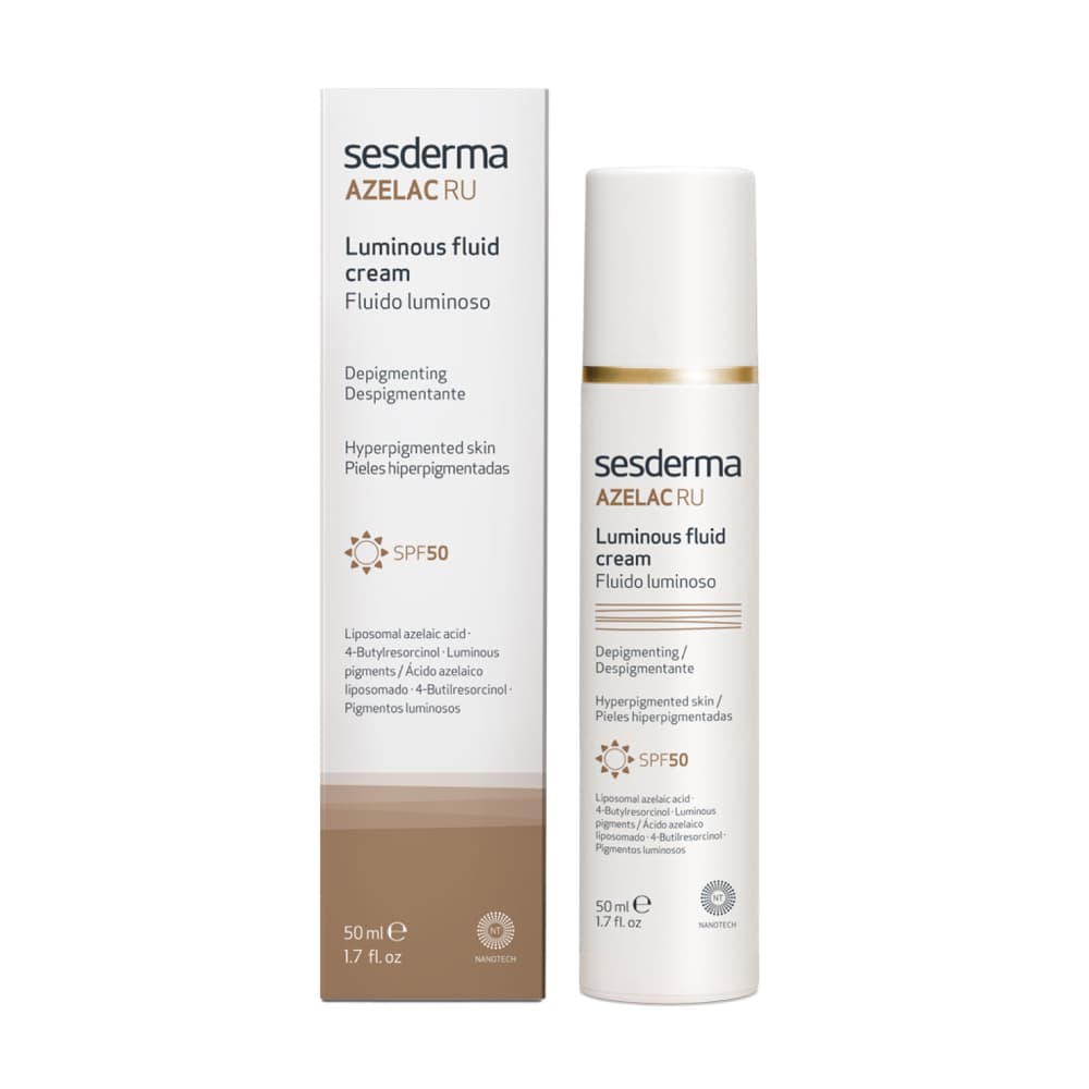 Despigmentante Sesderma Azelac Ru Fluido Luminoso Spf 50 Frasco 50Ml