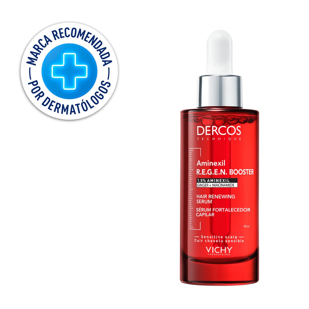 Anticaída Vichy Dercos Sérum Fortaledor Capilar Regen Booster 90 Ml