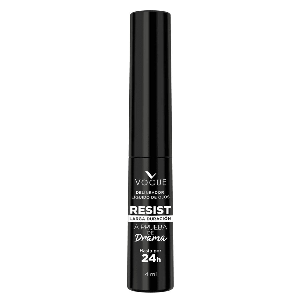 Delineador Vogue Liquido Resist Negro