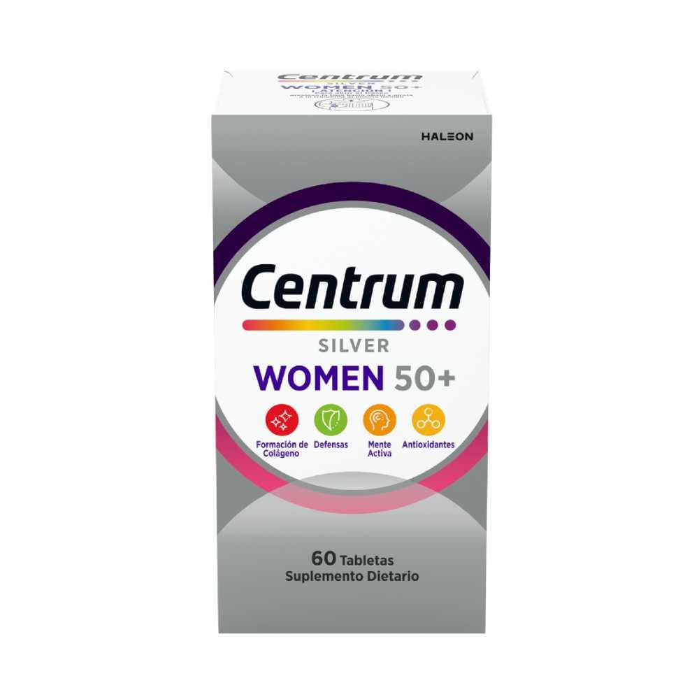 Centrum Women +50 Silver Frasco X 60