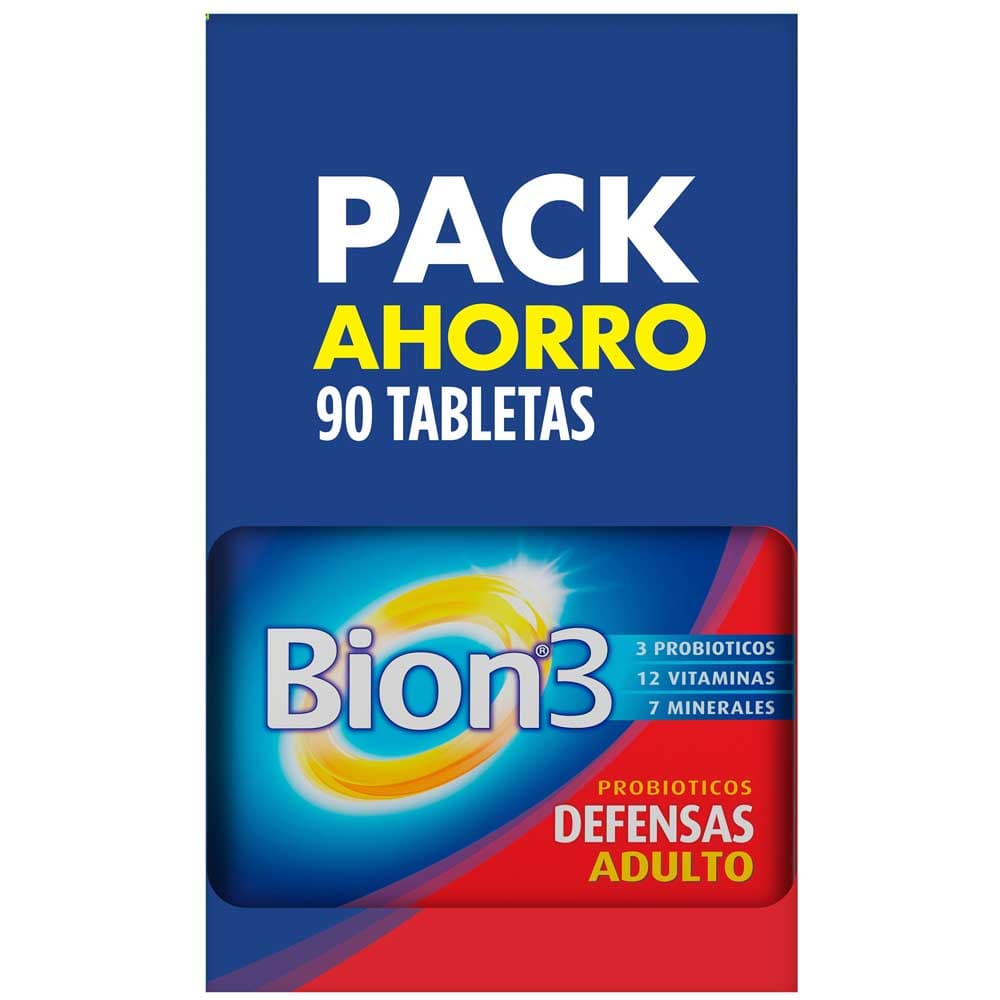 Promo Bion 3 Defensas Adulto Tab Rec Caj X 1 Fco X 60 + 1 Fco X 30