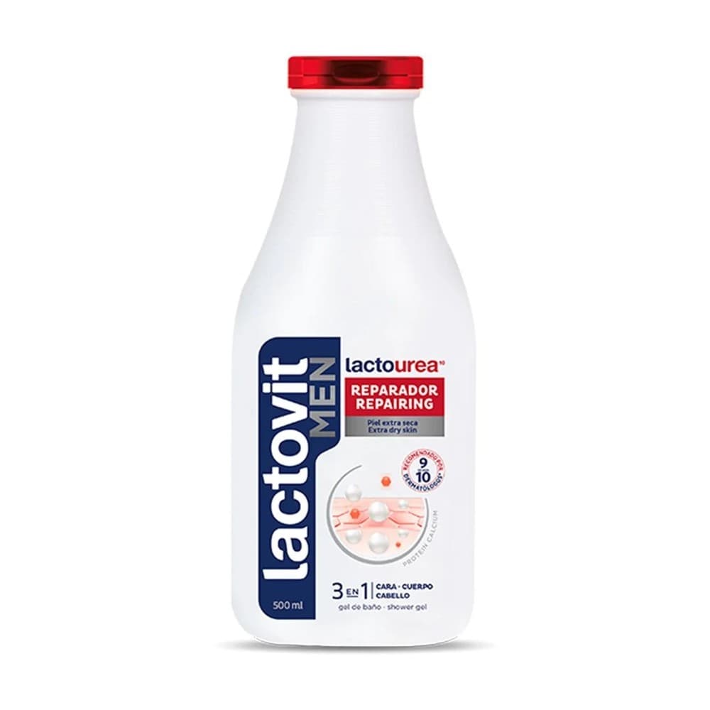 Gel De Baño Lactovit Men Lactourea Frasco 500Ml