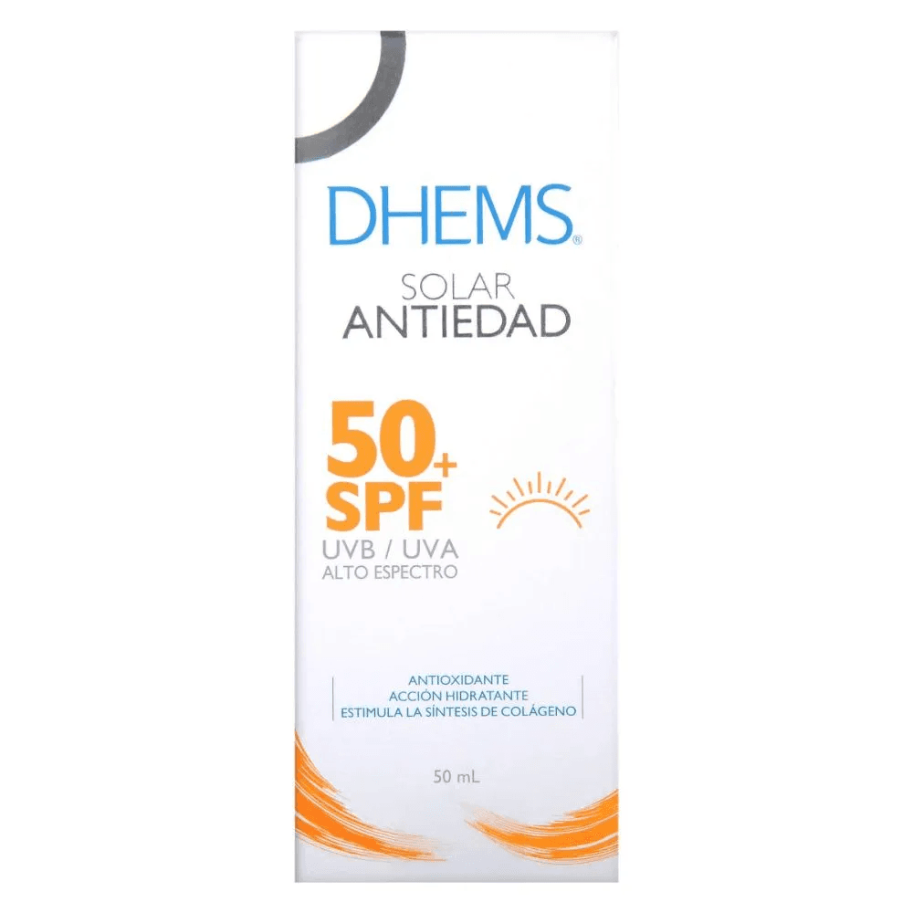 Protector Solar Antiedad Dhems Spf 50+ Tubo X 50Ml