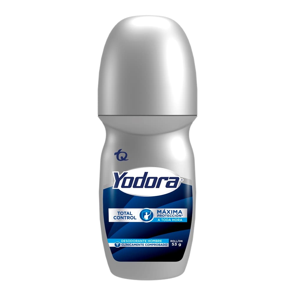 Desodorante Roll On Yodora Hombre Total Control Frasco X 53Gr