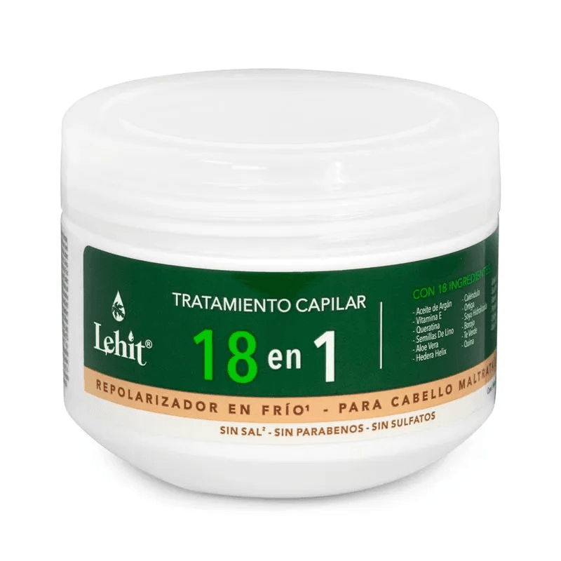 Tratamiento Capilar Lehit 18 En 1 Pote X 300Gr