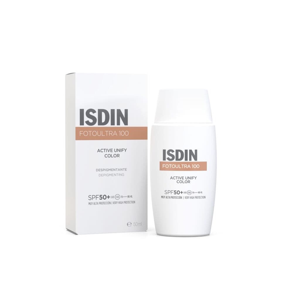 Fotoultra Active Unify Fusion Isdin Frasco X 50Ml Spf50+ Fluid Color