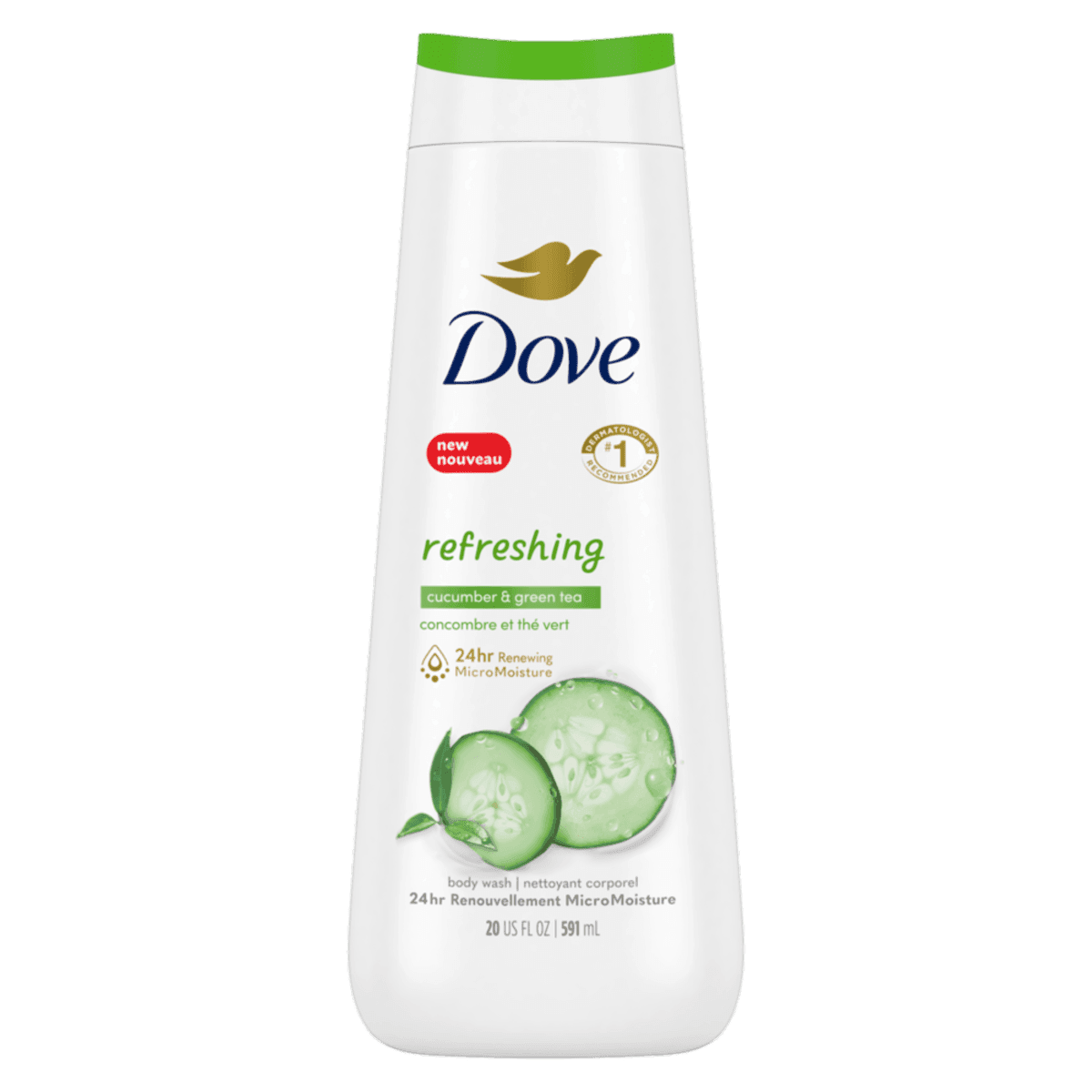 Jabon Liquido Dove Para El Cuerpo Fco X 591Ml Pepino