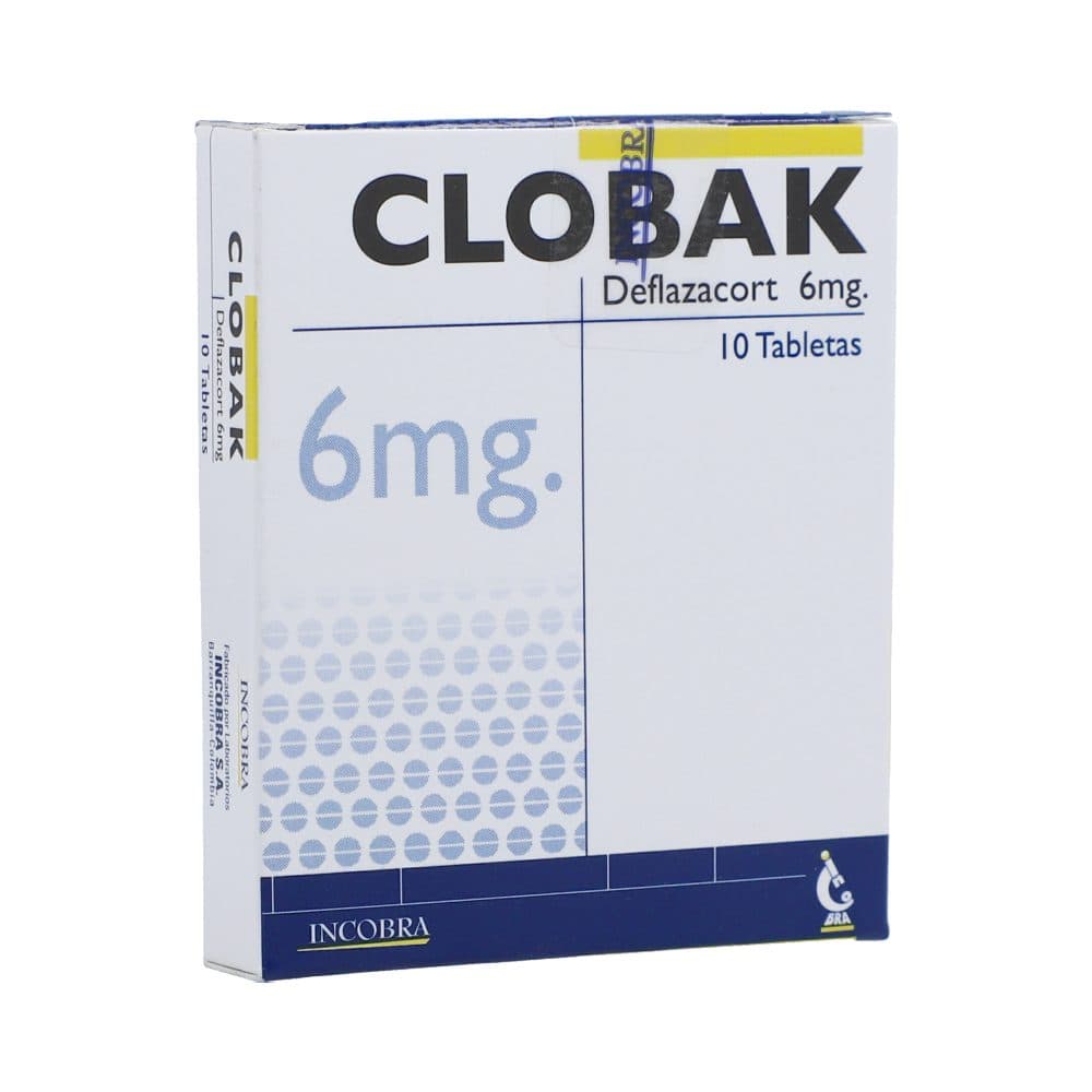 Clobak 6Mg Caja X 10 Tabletas