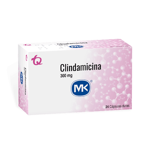 Clindamicina 300Mg Capsulas Cajas X 24 Mk