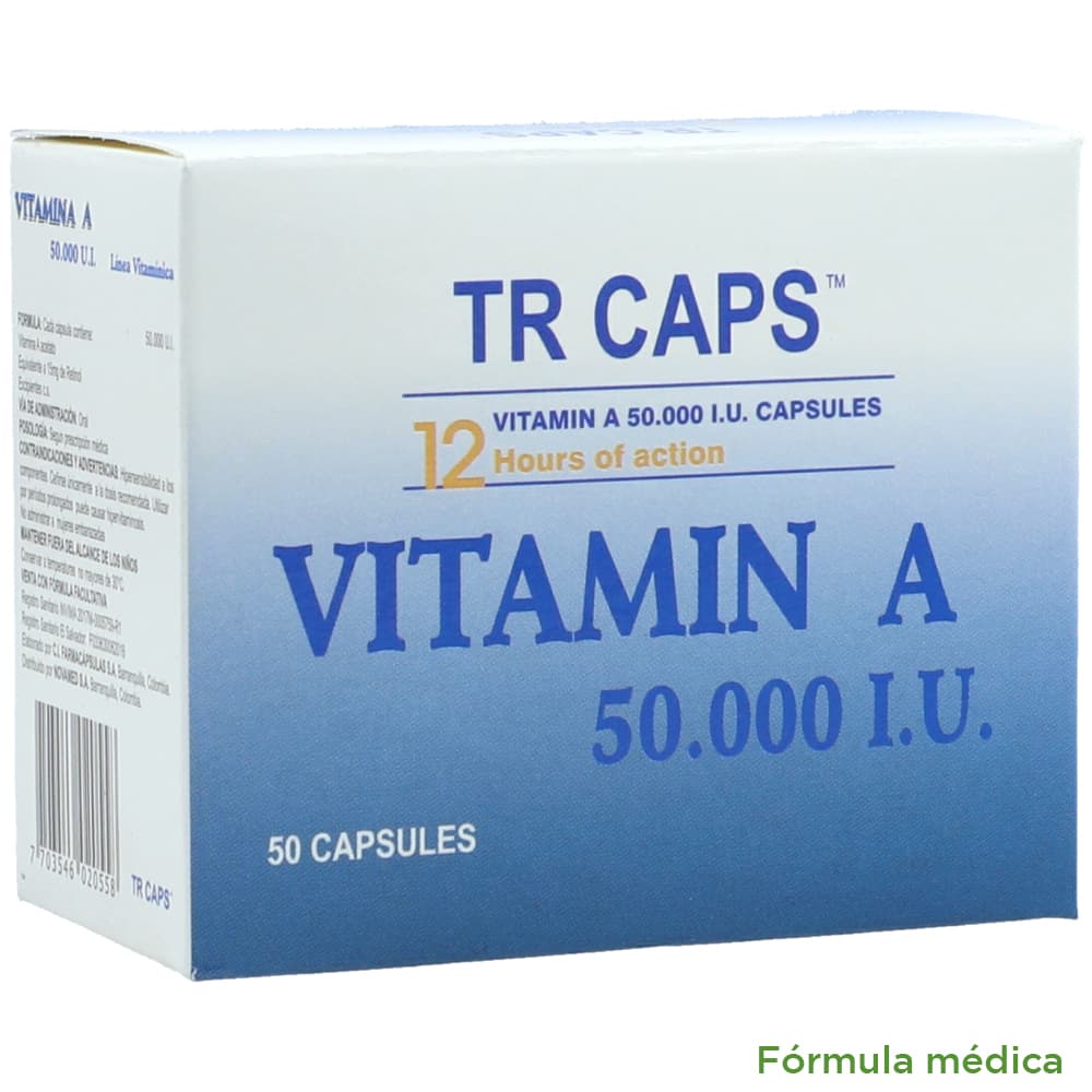 Vitamina A 50000Ui Cap Caj X 50 Novamed