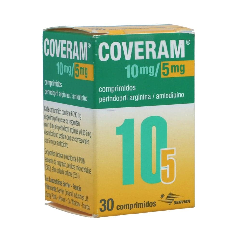 Coveram (10+5)Mg Caja X 30 Tabletas