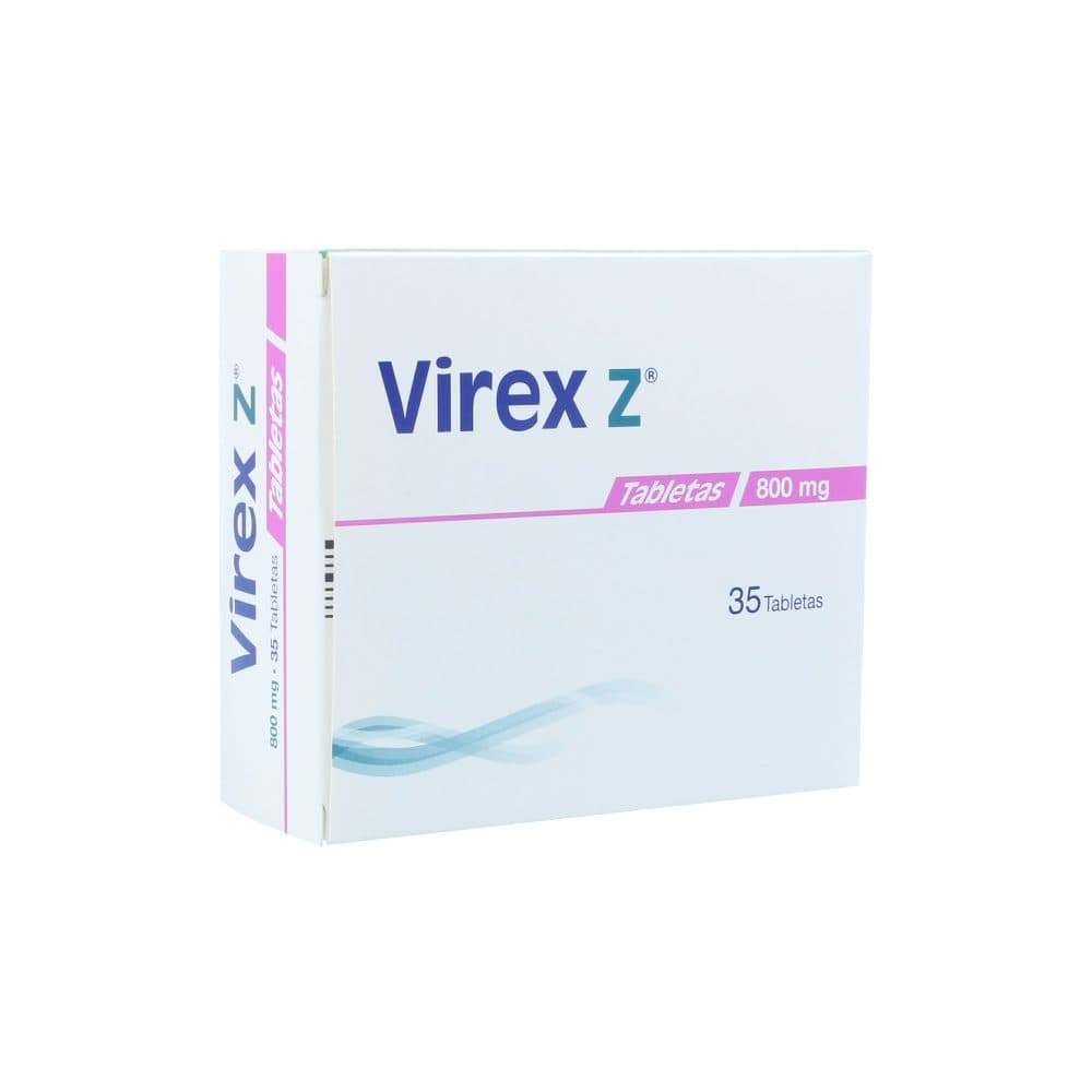 Virex Z 800Mg Caja X 35 Tabletas
