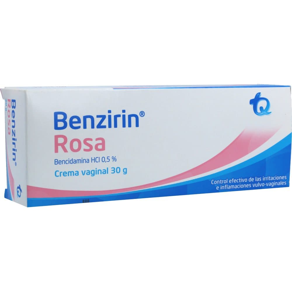 Benzirin Rosa 0.5% Crema Vaginal Tubo X 30 Gr