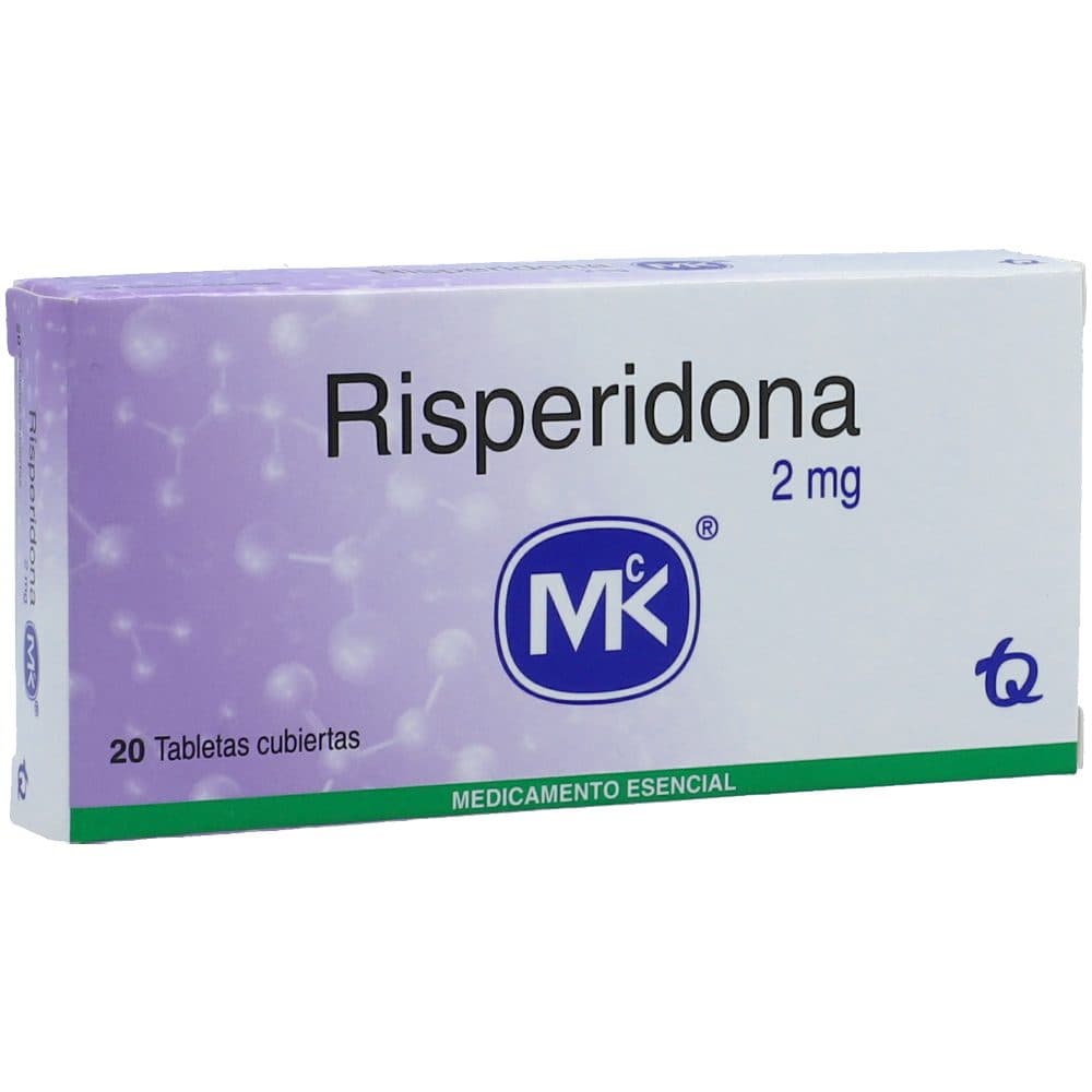 Risperidona Mk 2Mg Caja X 20 Tabletas